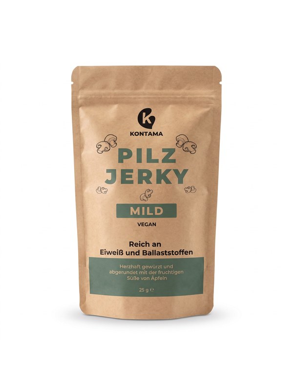 Pilz Jerky – Mild, Packung